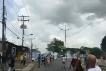 ¡LO ÚLTIMO! GNB reprimió con bombas lacrimógenas protesta “por la libertad” en Cojedes