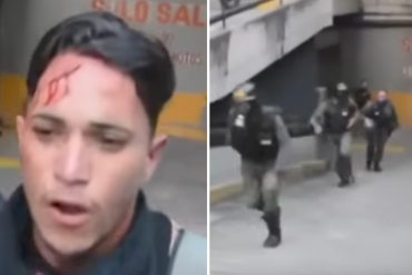 ¡NO TIENEN MADRE! Joven fue golpeado salvajemente por 5 GNB en Altamira #1M (Video)