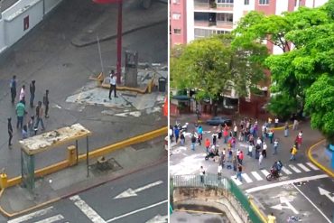 ¡URGENTE! Reportan 4 heridos en La Urbina por ataques de la GNB y colectivos contra manifestantes (+Video)