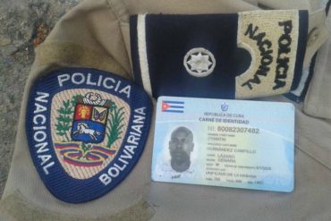 ¡LO QUE FALTABA! Tachirenses habrían detenido en Táriba a un funcionario de la PNB con supuesta identificación cubana