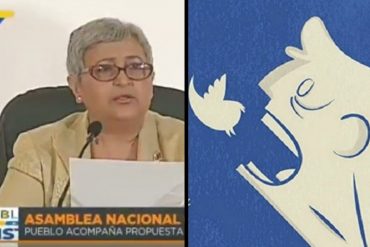 ¡LE DIERON DURO! Tibisay Lucena apareció para aplaudirle la Constituyente a Maduro y la estallaron en Twitter