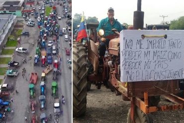 ¡GRAN MAQUINARIA! Productores y agricultores realizan mega tractorazo en Portuguesa este #31May (+Fotos +Videos)