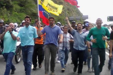 ¡OTRA VEZ CALLE! Oposición convocó «Marcha de los libertadores» para este viernes