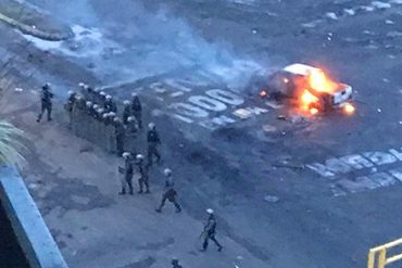 ¡LO ÚLTIMO! Fuerte represión contra manifestantes en sector Los Mangos de Puerto Ordaz (Fotos + Videos)