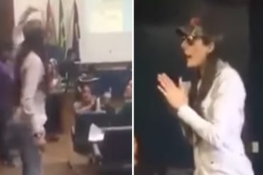¡INDIGNADA! Venezolana enfrenta a socialistas en Brasil: «A mi pueblo lo están matando» (+Video)