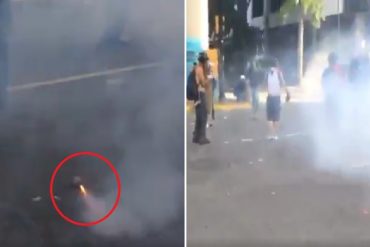 ¡LETAL! Las nuevas lacrimógenas que usa la PNB y GNB explotan antes de lanzar gas (+Video)