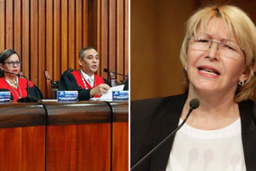 ¡ESBIRROS DESATADOS! TSJ suspendió a la fiscal Luisa Ortega Díaz sin reunión formal de la Sala Plena