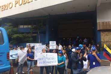 ¡RESTEADOS CON LA FISCAL! Trabajadores del MP y sociedad civil se concentran este #16Jun en respaldo a Ortega Díaz