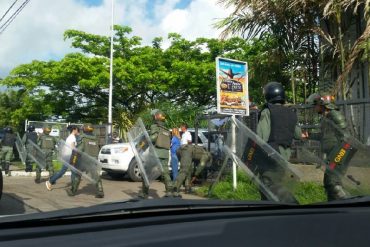 ¡LO ÚLTIMO! GNB reprime plantón en Maturín este #14Jun: reportan detención de 4 manifestantes