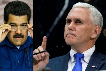 ¡AJÁ, NICOLÁS! Vicepresidente de EE.UU. le lanzó duro al «dictador Maduro» por adelanto de elecciones: «Lo seguiremos presionando»