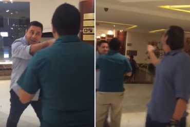 ¡CANDELA! El toma y dame entre Samuel Moncada y Gustavo Tovar-Arroyo en Cancún que casi termina en pelea (+Video)