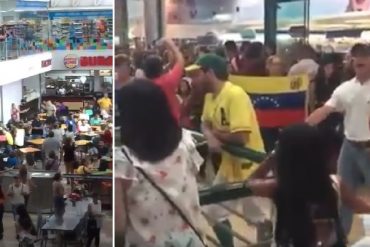 ¡TE ERIZARÁ LA PIEL! Así entonaron la «canción del pueblo» venezolano en el Sambil Valencia (+Videos)