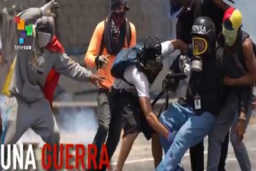 ¡DESVERGONZADOS! Telesur utilizó imágenes falsas para denunciar agresión de opositores a periodista (+Video)