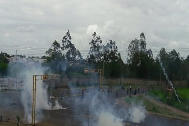 ¡ATENCIÓN! Reportan brutal represión contra estudiantes de la Ucab Guayana este #1Jun: hay heridos y detenidos