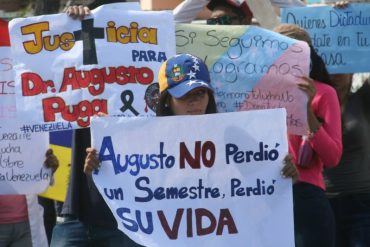 ¡AJÁ, MADURO! Presos de El Dorado no aceptan a estudiantes, piden al asesino de Puga