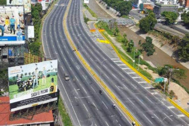 ¡SE PARÓ LA CAPITAL! Las imágenes aéreas de Caracas que prueban que el trancazo de este lunes fue un éxito