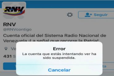 ¡PARA QUE SEAN SERIOS! Suspendieron más de 180 cuentas del gobierno en Twitter