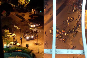 ¡NOCHE DE TERROR! Represión y disparos en La Urbina, GNB intentar entrar a edificios (+Videos)