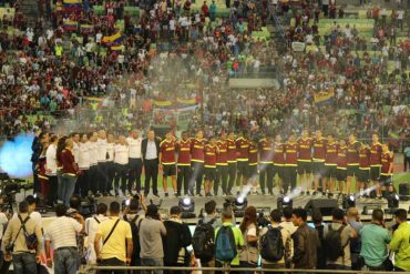 ¡FIESTA VINOTINTO! Las 10 mejores fotos que dejó el homenaje a los chamos de la Sub-20