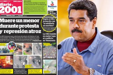 ¡SE MOLESTÓ NICO! Maduro demandará al Bloque de Armas por titular del 2001 tras muerte de Neomar Lander