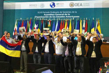 ¡URGENTE! Diputados opositores interrumpen plenaria Asamblea General OEA (+Video)