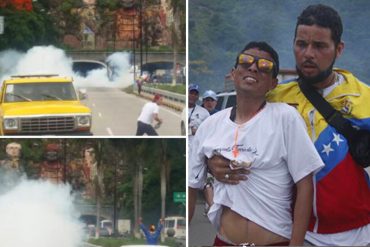 ¡QUÉ BESTIAS! GNB arroja bombas en el túnel La Cabrera para impedir que estudiantes pasen (+Video)