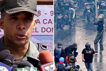 ¡TARDE PIASTE! Benavides Torres: Los militares tienen prohibido el uso de armas para controlar disturbios