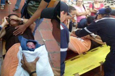 ¡IMPACTANTE! Mujer dio a luz en una tienda en Trujillo