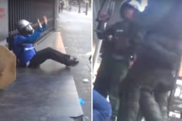 ¡ANIMALES CON UNIFORME! Así se le alza la GNB a la prensa: «No te pregunté si eras medio ni un co*o» (+Video)