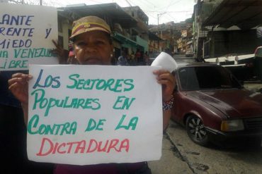 ¡PUEBLO CANSADO! Vecinos del barrio San Blas de Petare protestaron contra el gobierno de Maduro