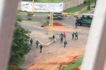 ¡LO ÚLTIMO! Reportan represión de la GNB y detenciones en sector Los Mangos, Puerto Ordaz