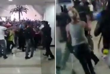 ¡REPUDIABLE! Al grito de “asesina” echaron del CCCT a mujer que confundieron con la esposa de Winston (Video)