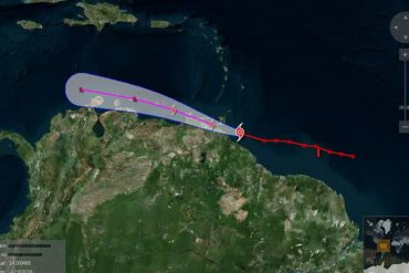 ¡TE LO MOSTRAMOS! Así se ve “Bret” y así será su trayectoria al pasar por Venezuela (datos + gráfico)