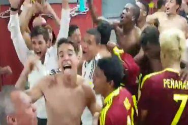 ¡ORGULLO NACIONAL! Así celebraron los guerreros de la Vinotinto Sub-20 tras épico pase a la final (+Video)