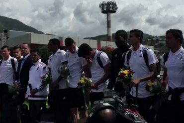 ¡QUE ORGULLO! Así llegó la Vinotinto sub 20 al Aeropuerto Simón Bolívar de Maiquetía (+Video)