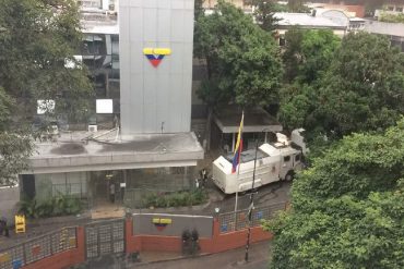 ¿CANAL DE TODOS LOS VENEZOLANOS? GNB cerró accesos hacia VTV por marcha opositora de este #2Jun