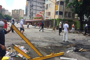 ¡MALANDROS! Colectivos dispararon en el puente 9 de Diciembre de El Paraíso