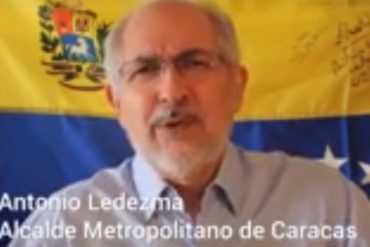 ¡SIN PELOS EN LA LENGUA!  El nuevo regaño de Ledezma a la MUD y a la AN (+VIDEO)