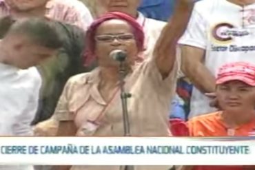 ¡EL COLMO! Candidata a la Constituyente está tan perdida que no sabe cuando son elecciones (+Video)