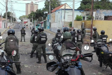 ¡URGENTE! Enfrentamiento entre GNB y manifestantes dejó un herido en Maracaibo