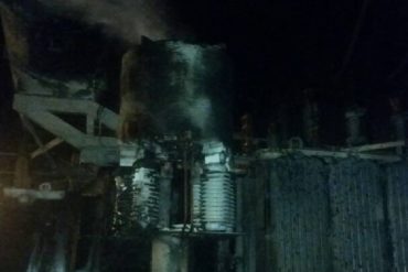 ¡EN MARACAIBO! Incendio en subestación eléctrica de Corpoelec en Cañada Honda dejó un fallecido