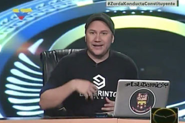 ¡QUÉ IMPERTINENTE! Pedro Carvajalino «puso a la orden» el estudio de Zurda Konducta para el debate propuesto por Maduro (+Video)