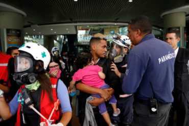 ¡QUÉ HORROR! Niños y ancianos estuvieron entre los afectados por las lacrimógenas en el Sambil (+Fotos)