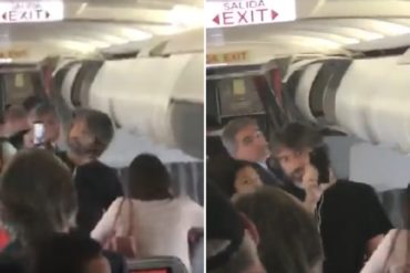 ¡EN PLENO AVIÓN! Venezolanos enfrentaron a Alfredo Serrano, asesor de Maduro: “Ladrón, sapo, diablo» (+Video)