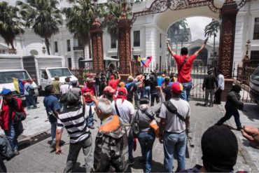 ¡TE LA TRAEMOS! La prueba de que colectivos armados dispararon durante asalto al Parlamento (+Video)