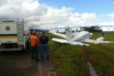 ¡ENTÉRATE! Avioneta se accidentó durante aterrizaje en Táchira