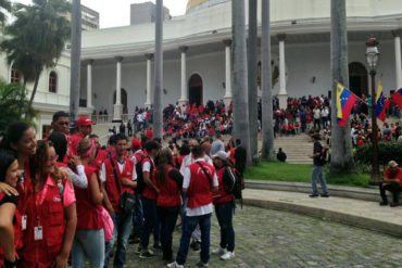 ¡GORILISMO ROJO! Chavistas asaltaron la Asamblea Nacional comandados por Tareck El Aissami este #5jul