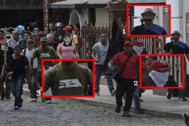 ¡ROSTROS DE LA BARBARIE! Identificados los colectivos que asediaron la Asamblea Nacional (+Fotos)