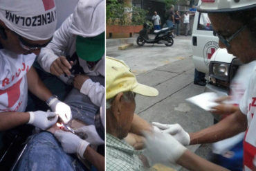 ¡GRAN LABOR! Cruz Roja Venezolana ha atendido más de mil emergencias durante protestas