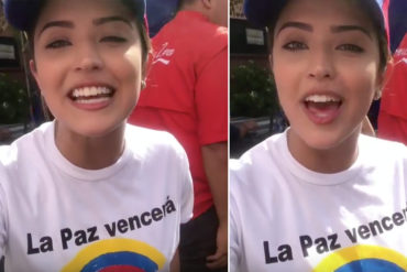 ¡PÍLLALA! Reaparece Daniella Cabello para hacerle propaganda a Fidel Madroñero (+Video +Por favor)